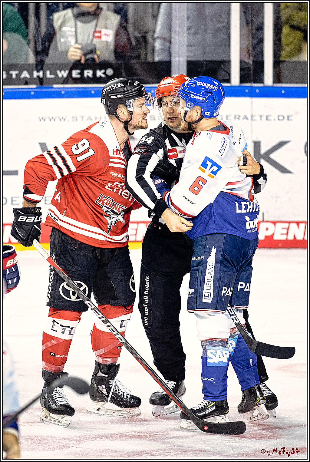 PENNY DEL Viertelfinale Spiel 6;  Koelner Haie - Adler Mannheim; Koeln, 26.03.2023